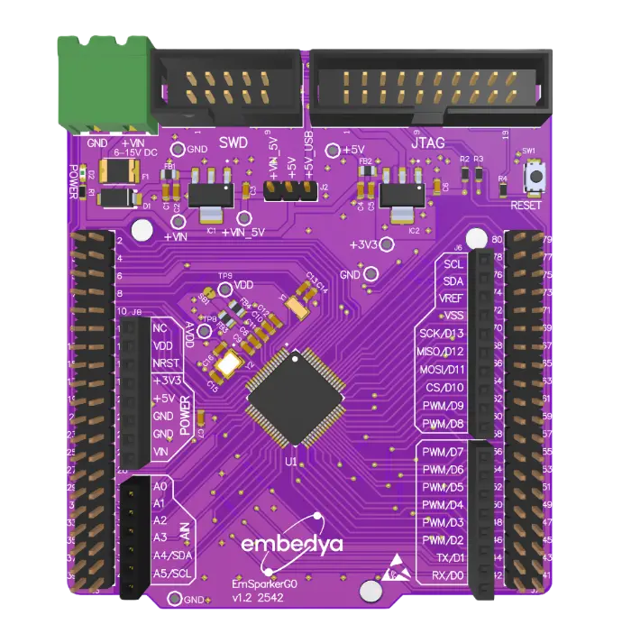 STM32 tabanlı gömülü sistem geliştirme kartı